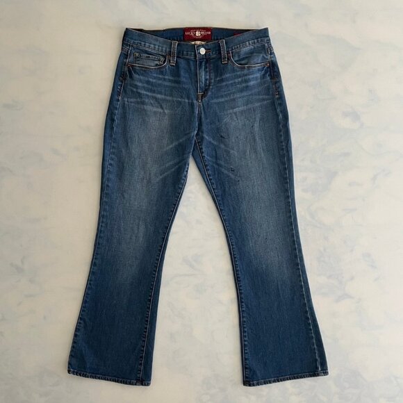 Lucky Sofia Boot Cut Dark Wash Denim Jeans - Picture 1 of 8